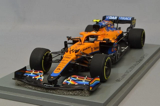 Spark S7855 1/43 MCLAREN MCL35M NO.4 ABU DHABI GP 2021 Voiture Modèle