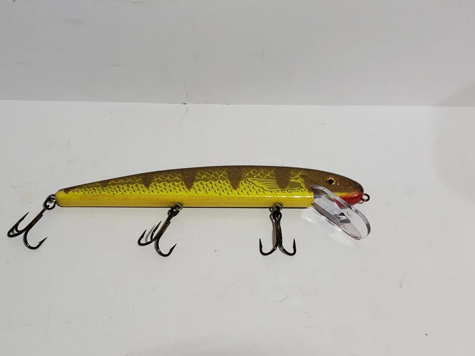 Señuelo de pesca Musky Mania Jake J10-49, Walleye brillante. Pulmón muscular, lucio. D Foto 1 de 4