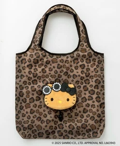 HELLO KITTY x a-jolie Shopping Bag Leopard SANRIO Japan 2025 New PSL - Picture 1 of 7