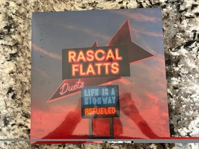 Rascal Flatts - Life Is A Highway, Refueled Signed Tangerine Colored Vinyl LP  - Image 1 of 3