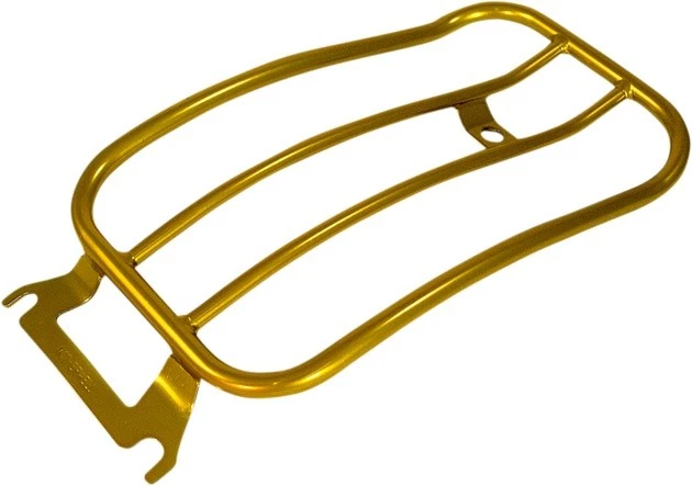 Motherwell Primary Series Solo Luggage Rack Gold #MWL-430-GOLD Harley Davidson - Image 1 of 1