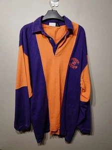 Phoenix Suns Rugby Shirt 96 NBA Pro Edge Basketball XL Orange Purple Vintage  - Picture 1 of 7