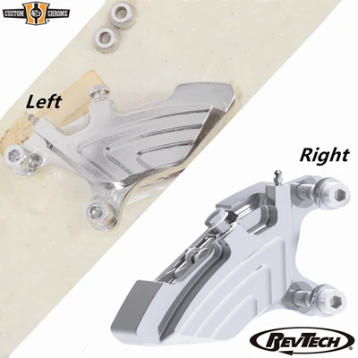 Chrome Front Brake Calipers Fit For Harley 00-13 Softail 00-07 Touring 00-03 XL - Image 1 of 4