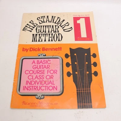 Standard Guitar Method Songbook Collection Study Instruction 1965 Beacon Music - Image 1 of 4