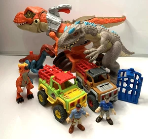 Jurassic World and Imaginext Bundle dinosaurs figures etc jeeps Joblot (P1) - Picture 1 of 12