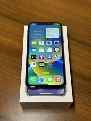 Apple iPhone X 64GB Nero – Face ID OK – Display sostituito - Immagine 1 di 4