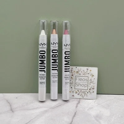 Conjunto de Sombras NYX Jumbo Eye Pencil - Cupcake Milk Frosting Pacote com 3 - Selado - Imagem 1 de 4