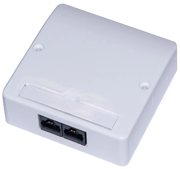 CONNECTIX CABLING SYSTEMS - Outlet Dinding Cat5e 2 Hala Menegak - Image 1 of 1