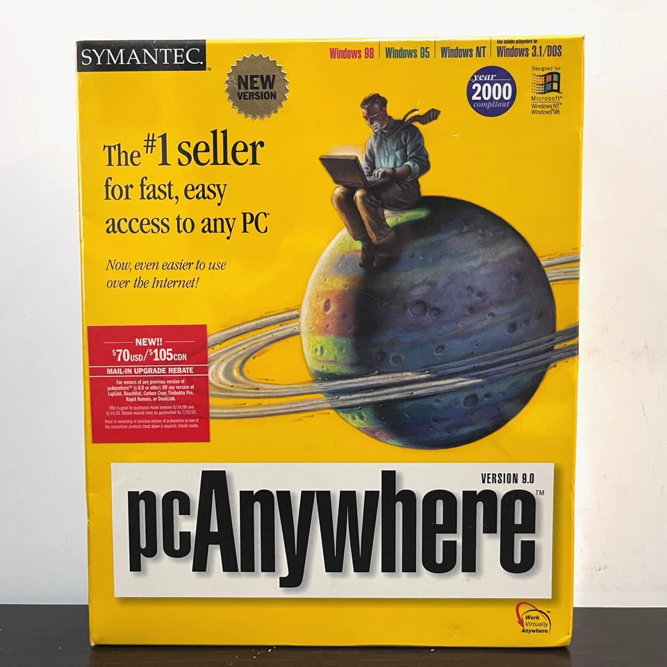 SYMANTEC - PcAnywhere 9.0 para Windows - Nuevo Precintado Foto 1 de 4