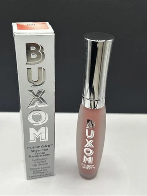 Buxom ~ Plump Shot Sheer Tint Collagen Infused Lip Serum ~ Soft Blush ~ 0.14 oz~ - Image 1 of 4