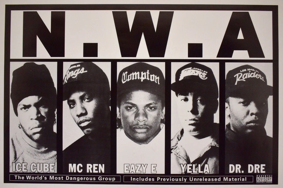 N.W.A. NWA The World’s Most Dangerous Group Album Cover Poster 24 x 36 - Image 1 of 1