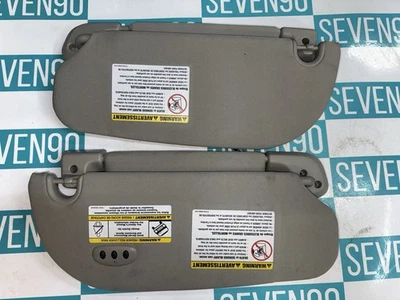 07-14 FORD EXPEDITION NAVIGATOR GRAY LIGHTED Driver & Passenger SUN VISORS OEM - Image 1 of 3