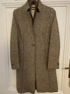Brunello Cucinelli Mantel Damen Kaschmir Seide Wolle beige / meliert 44 I/ 38 D - Bild 1 von 4