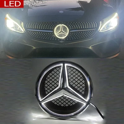 For 2008-2013 Mercedes|Benz W204 Front Grille Star Logo Light Led Emblem NEW US Foto 1 de 4