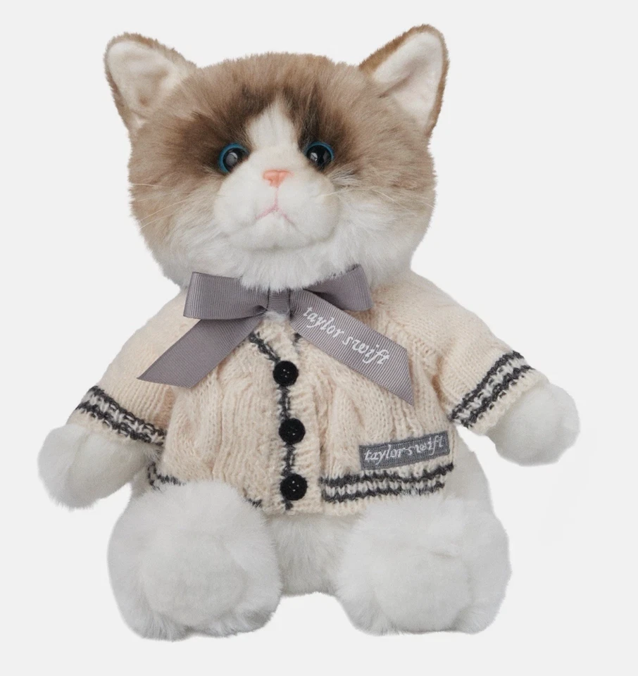 24H Versand ✅ Folklore Album Cardigan Plush Cat Taylor Swift Holiday (a1) - Image 1 of 2