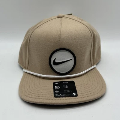 Gorra de golf Nike Pro estructurada Dri-FIT marrón tostado Snapback M/L HF7482-200 Foto 1 de 4