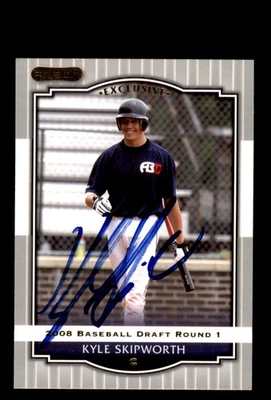 Signed Baseball Card Auto Kyle Skipworth 2008 Razor #6 Florida Marlins - Image 1 of 2