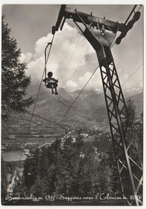 BARDONECCHIA - TURIN - SESSELLIFT ZUM KOLUMION - REISE 1960 -28431- - Bild 1 von 1