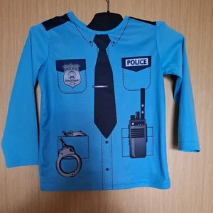 Sweatshirt Polizei Größe 98/104 Marke H&M  Guter Gebrauchter Zustand - Bild 1 von 4