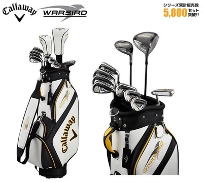 Callaway Warbird Set 10 Pezzi Mazze da Golf Senza Borsa Destro dal Giappone Flex R - Immagine 1 di 4