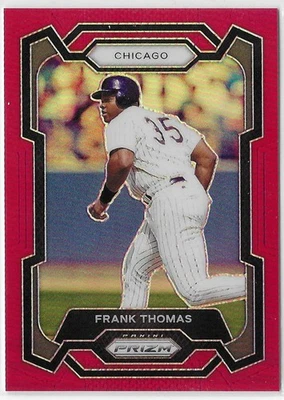 Panini Prizm Red Prizm 2024 149/299 Frank Thomas #99 Salón de la fama Foto 1 de 3