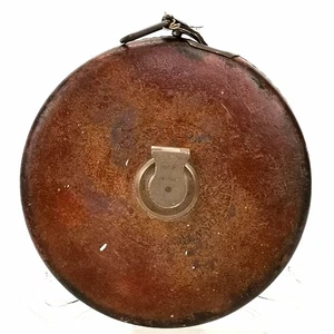 John Rabone & Sons Leather Tape Measure 100ft No.400 Brass Winder - Picture 1 of 13