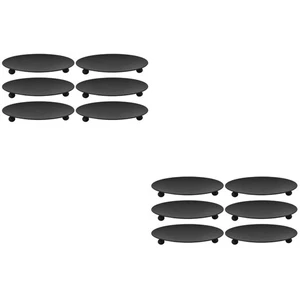  2 PCS Decorative Tray Plate Stands for Display Centerpiece Candle Creative - Picture 1 of 12