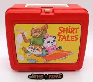 Vintage 1981 Shirt Tales rot Brotdose mit Thermoskanne - Bild 1 von 9