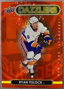 2021-22 Upper Deck Dazzlers Red #DZ-80 Ryan Pulock New York Islanders - Picture 1 of 1