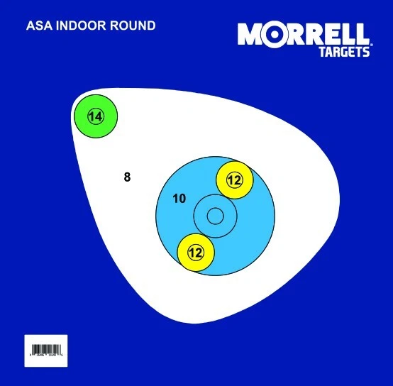 Morrell PF - ASA Indoor Paper Face Target 100 pack - Image 1 of 1