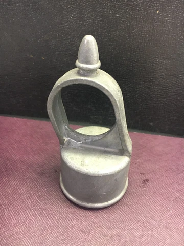 Vintage Aluminum Chain Link Fence Post Top Rail Caps topper Finial Ring Cover