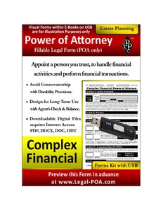Complex Financial Power of Attorney - Form & USB ( Legal Kit ) - Picture 1 of 5