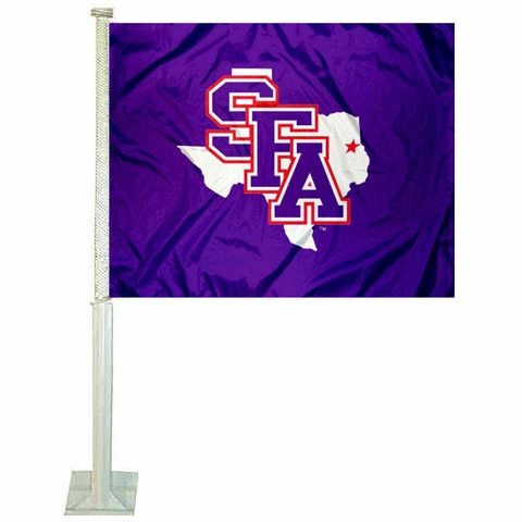 Stephen F. Austin Lumberjacks Car Auto Window Flag Cover