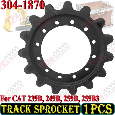 For CAT 239D, 249D, 259D, 259B3 Heavy Duty 12 Holes 15 Teeth 304-1870 Sprocket - Image 1 of 4