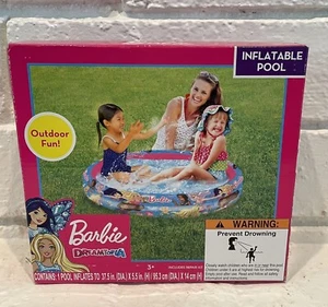 Barbie Dreamtopia 2-Ring Inflatable Pool *New - Picture 1 of 2
