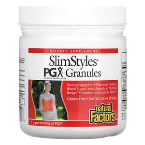 2 X Natural Factors, SlimStyles, PGX Granules, Unflavored, 5.3 oz (150 g) - Picture 1 of 2