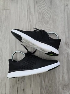 Kizik | Lima black knit sporty casual slip-on sneakers | WMS 8 - Foto 1 di 10