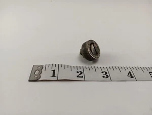 VTG Bel Geddes Simmons Metal Dresser Desk Art Deco Parts Knurled Drawer Roller - Picture 1 of 6