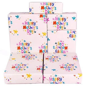 Gift Wrapping Paper 6 Sheets Recycled Paper Polka Dots for Birthday Christmas... - Picture 1 of 8