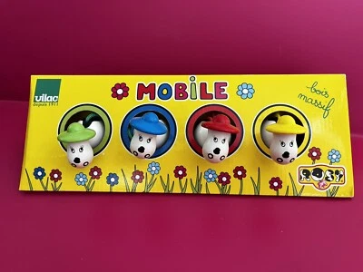 Móvil de madera vintage VILAC Rosy The Cow Foto 1 de 4