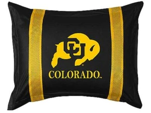 NEW COLORADO UNIVERSITY BUFFALOES Jersey Sham - NO STRIPES  - Picture 1 of 1