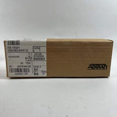New ADTRAN TA5000 AMI02 48-PORT V2C ACCESS MODULE 1187434F1 - Image 1 of 4