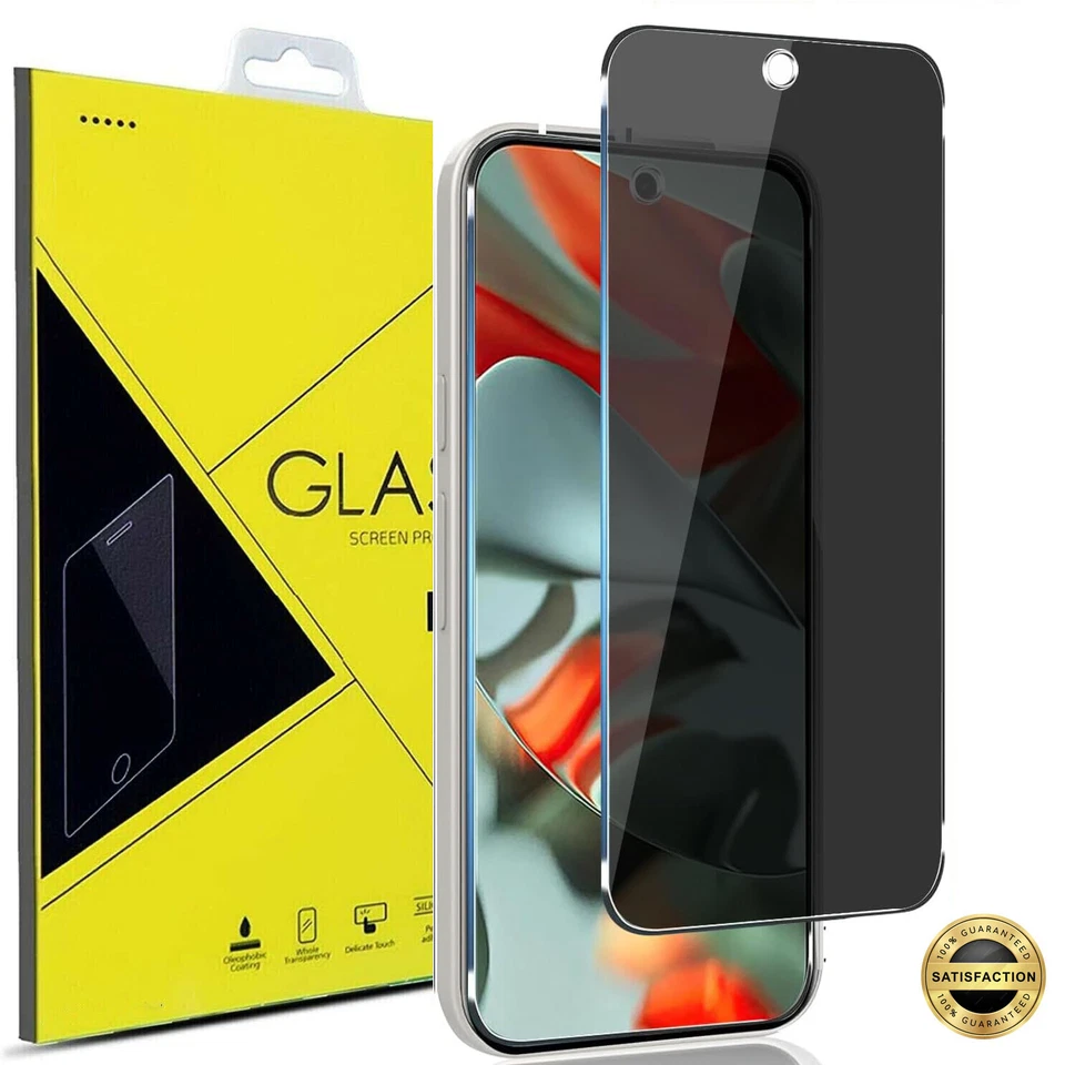 Privacy Tempered Glass Screen Protector For Google Pixel 9/9A/9Pro XL/9Pro Fold - Image 1 of 4