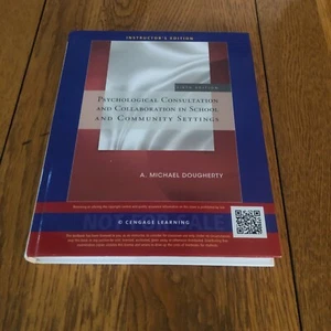 Psychological Consultation and Collaboration 6th Edition Instructor's Edition HC - Picture 1 of 15