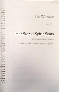 *LOT OF 15* HER SACRED SPIRIT SOARS - Whitacre -Hal Leonard - SATB Choral Octavo - Picture 1 of 4