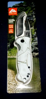 OZARK TRAIL CAMO HANDLE CLIP 6.75" FOLDING KNIFE STAINLESS STEEL 2.75" BLADE - Image 1 of 4