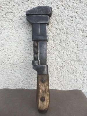 Ancienne clé à molette marteau / Stronghold USA / Outils anciens / Collection - Photo 1/4