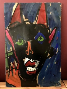 Peter Robert Keil "Die Rechte Hand des Teufels" Seltenheit! Freund von Picasso - Bild 1 von 9