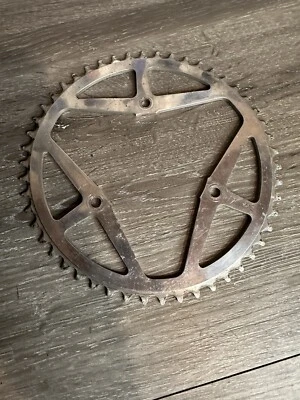 Vintage Chainring 50T  3 Bolt Bike Ring Aluminum Sugino TA 88 90 BCD - Image 1 of 3