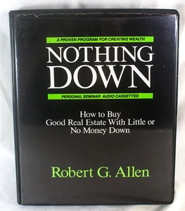 16 Audio Cassettes Nothing Down How To Buy Real Estate Robert G Allen Seminar - Picture 1 of 4